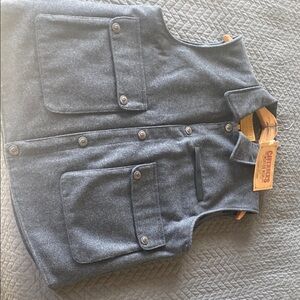 Filson Gray Wool Vest